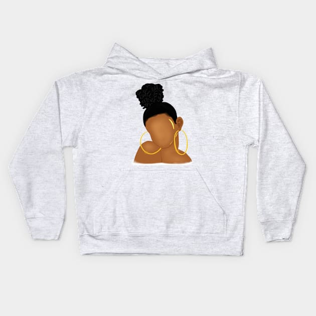 Melanin Stay Poppin’ Kids Hoodie by Laydee